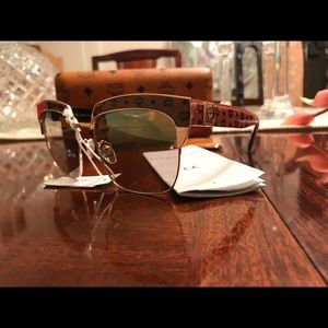 MCM Visetos Square Sunglasses mens womens